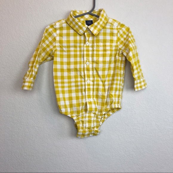 baby button up onesie